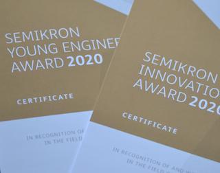 SEMIKRON Foundation and ECPE honour a team from Finland with the Innovation Award 2020 while this year’s Young Engineer Award goes to Johannes Büdel.